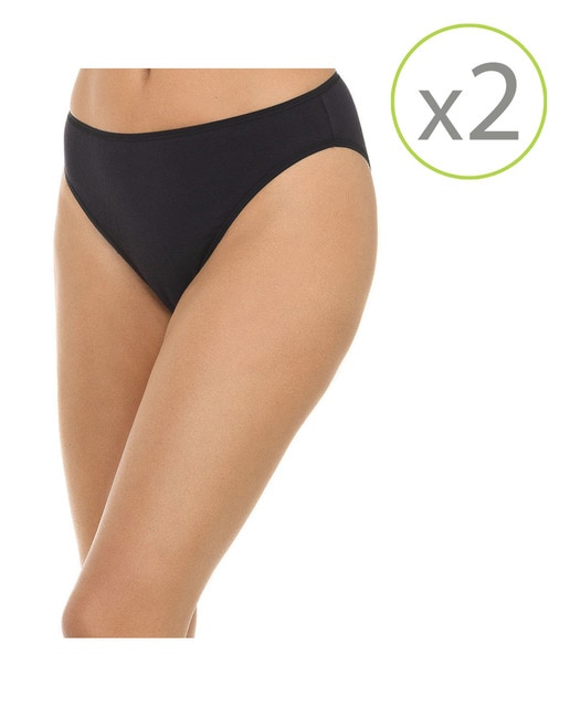 Imagen 0 de Pack 2 bragas Playtex High Leg