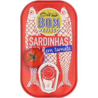 Sardinhas em Tomate lata 120 g - Bom Petisco