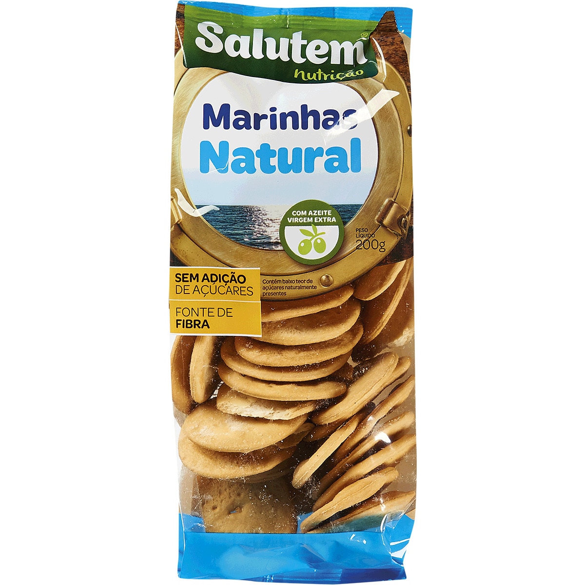 Bolachas Marinhas Naturais sem Açúcar embalagem 200 g