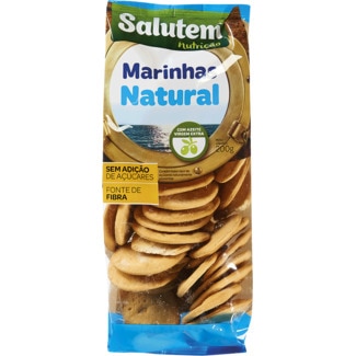 Bolachas Marinhas Naturais sem Açúcar embalagem 200 g - Salutem