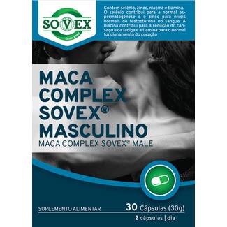 Maca Complex Masculino embalagem 30 cápsulas - Sovex