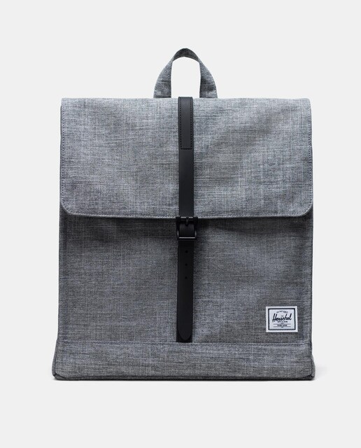 Mochila unisex Herschel City Mid-Volume en gris jaspeado con solapa ·  Herschel · El Corte Inglés