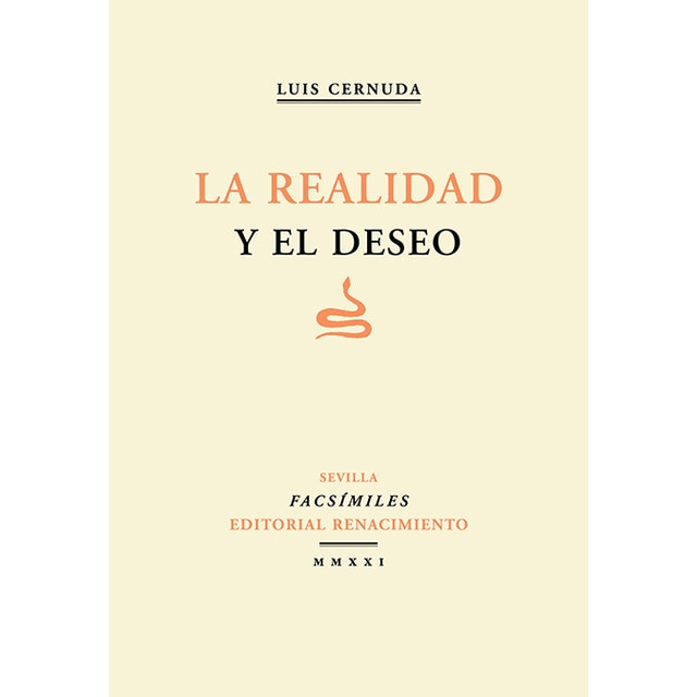 Imagen 0 de La realidad y el deseo (Tapa blanda)