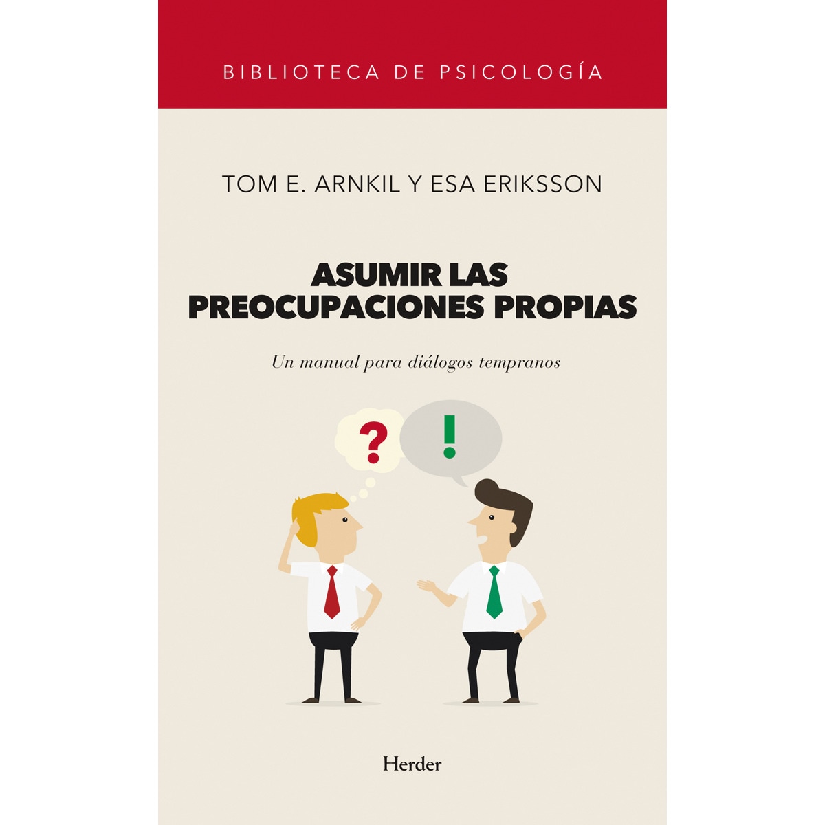 Asumir las preocupaciones propias: Un manual para diálogos tempranos(Tapa blanda) 1