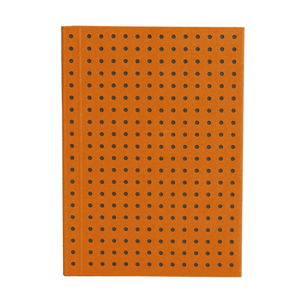 Bloco de linhas A7 Círculo laranja sobre cinzento 1