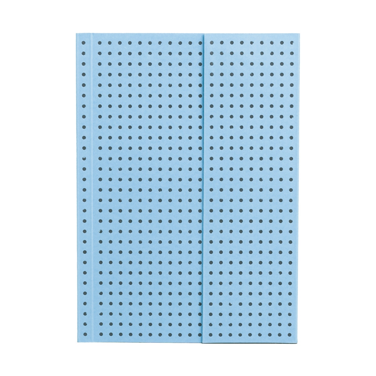 Bloco de linhas A6 Círculo azul sobre cinzento 1