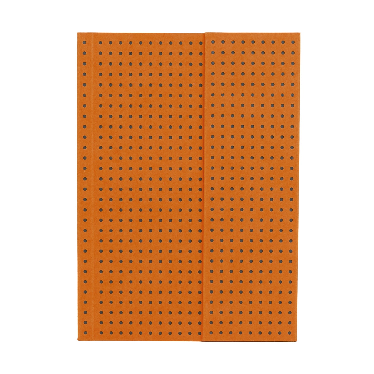 Libreta Lisa A6 Circulo Paper-Oh Naranja sobre Gris 1