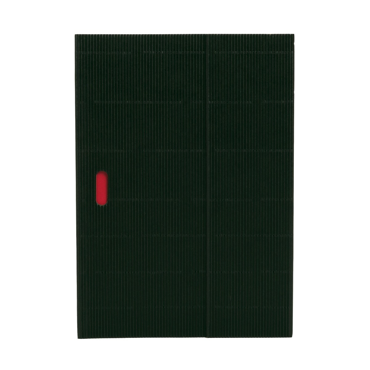 Imagem 0 de Bloco Ondulado Natural B5 Liso Paper-Oh preto e vermelho