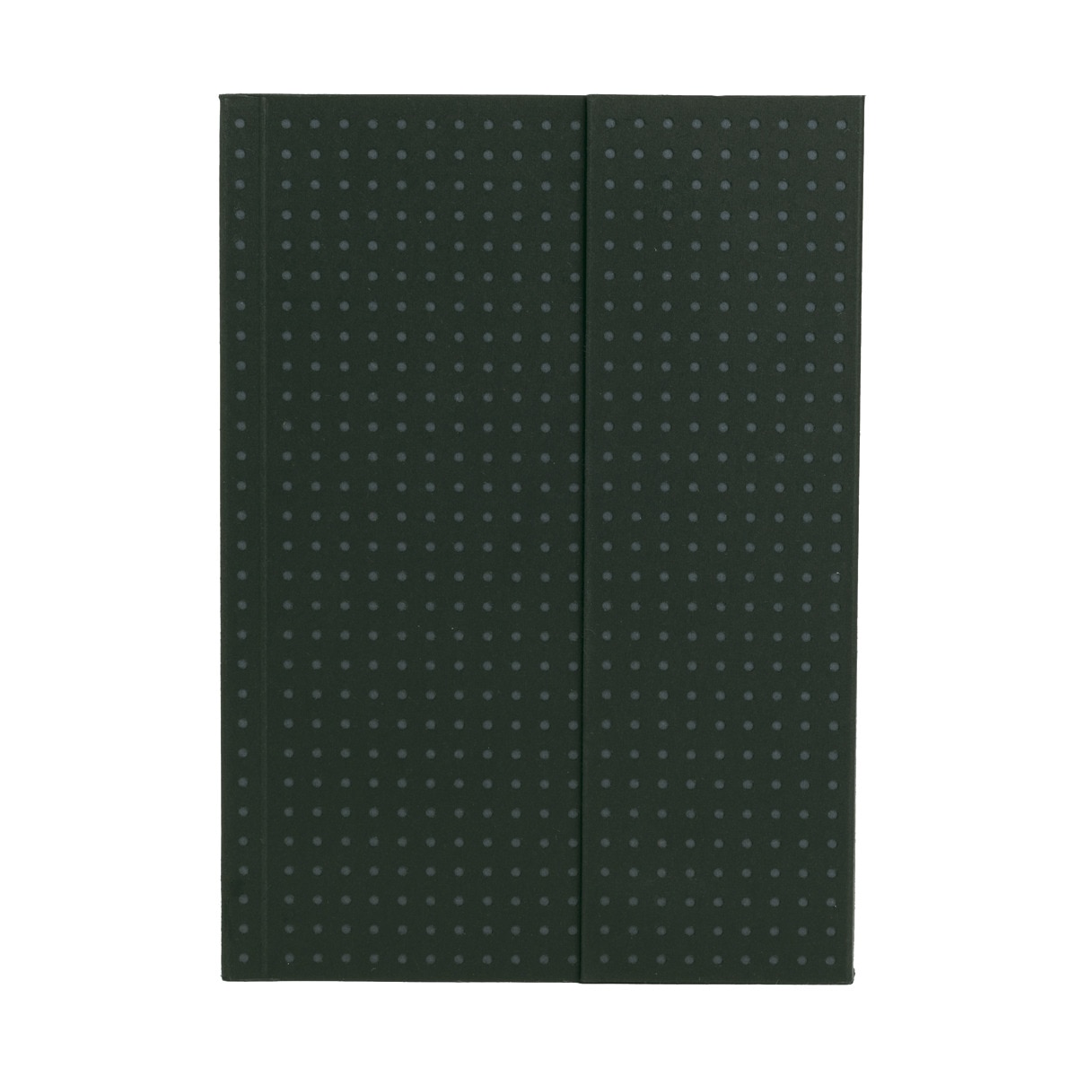 Libreta Rayada A6 Circulo Paper-Oh Negro sobre Gris 1