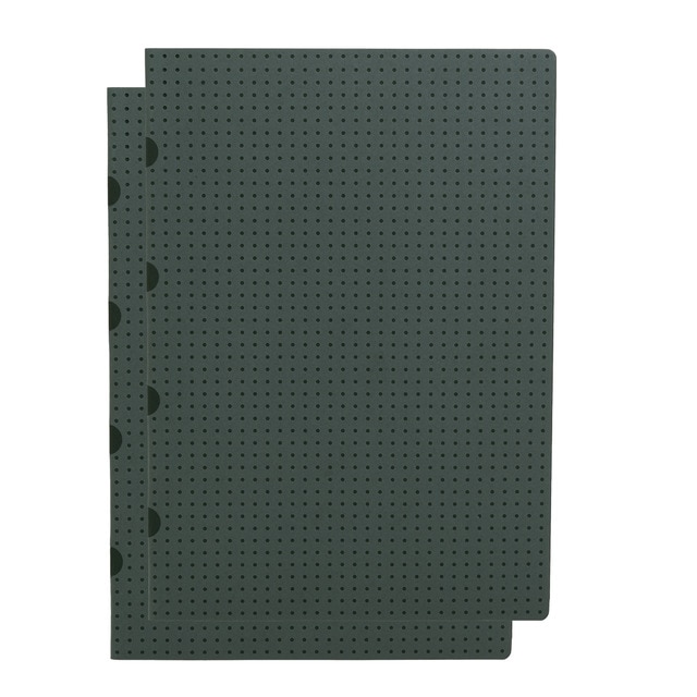 Imagem 0 de Pack de 2 blocos de linhas A4 Cahier Círculo cinzento sobre preto