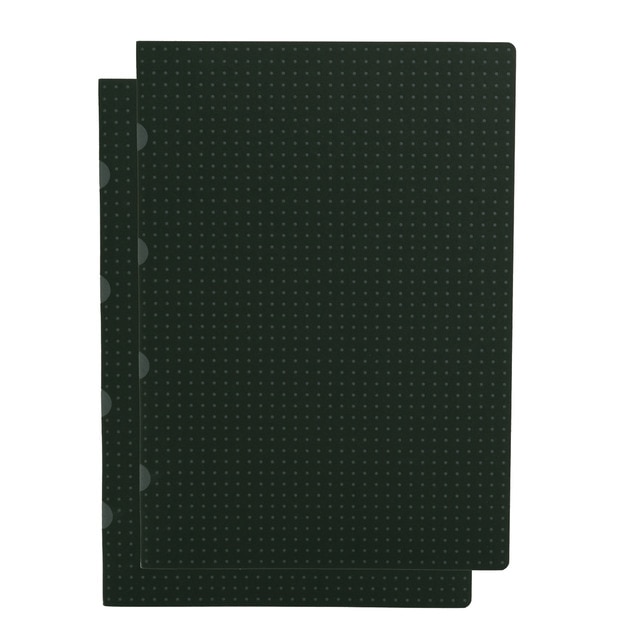 Imagen 0 de Pack 2 Libretas Rayadas A4 Cahier Circulo Paper-Oh Negro sobre Gris