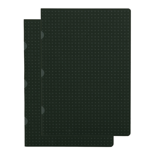 Imagen 0 de Pack 2 Libretas Lisas A5 Cahier Circulo Paper-Oh Negro sobre Gris