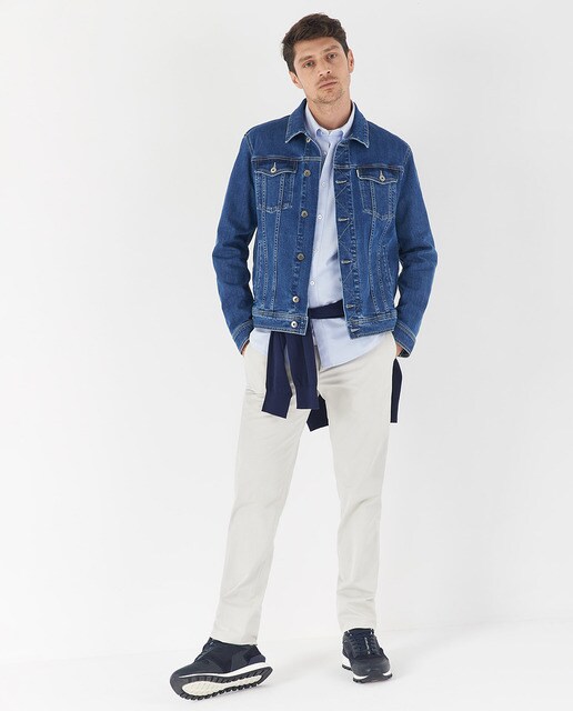 Cazadora de hombre vaquera azul · Roberto Verino · El Corte Inglés