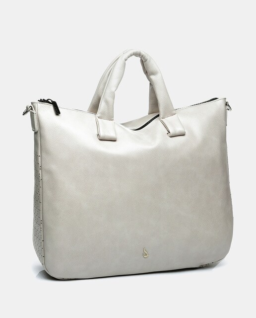 Bolso shopper grande Abbacino en beige con compartimento para portátil de  13' · Abbacino · El Corte Inglés