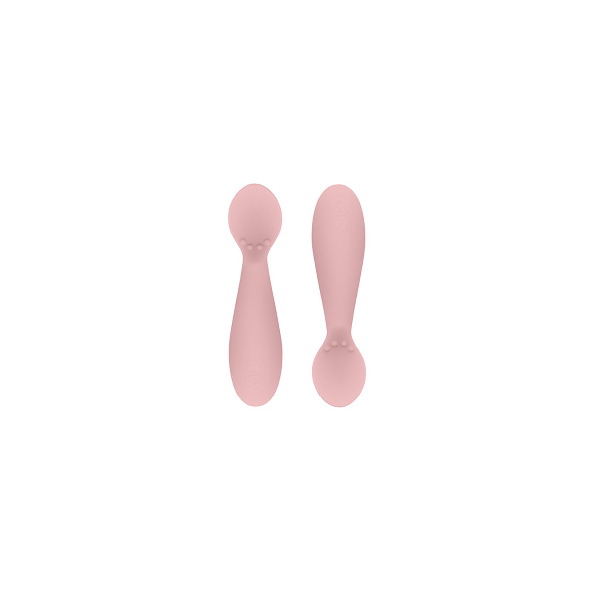 Set de 2 cuillères EZPZ Tiny Spoons (+4 M) en silicone pâle