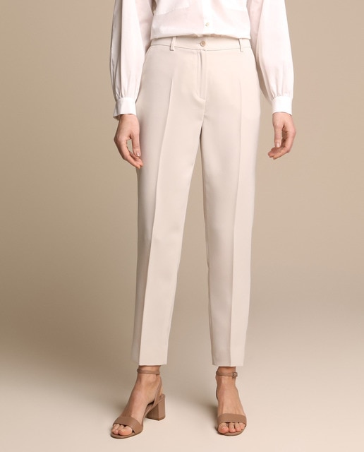 Imagen 0 de Pantalón semipitillo de mujer con gomas en la cintura