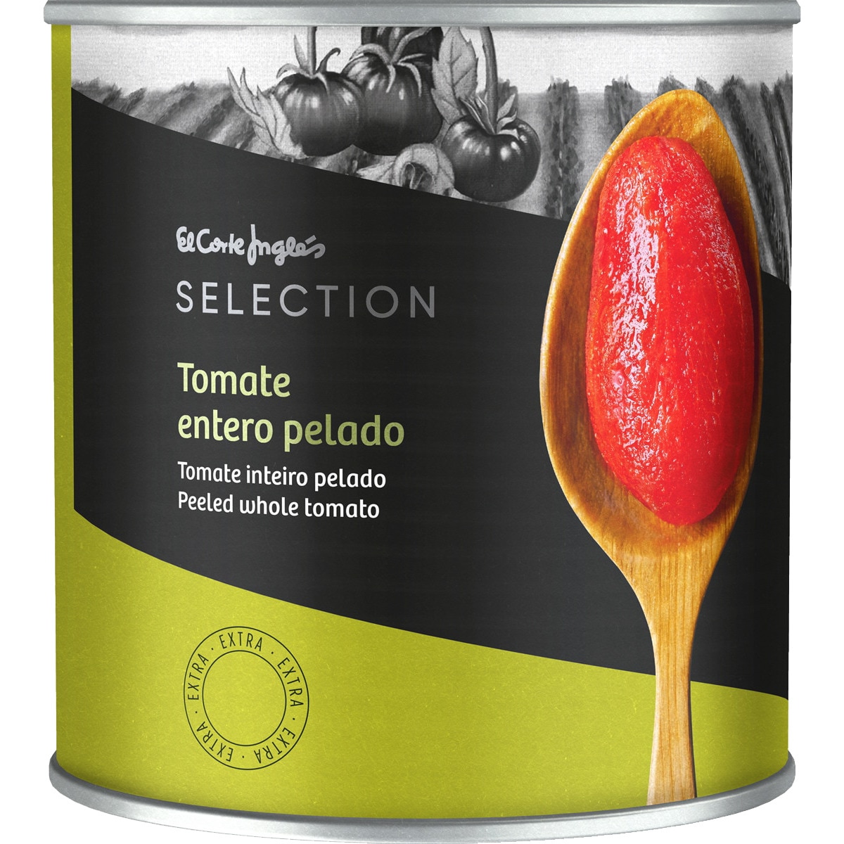Tomate Inteiro Pelado lata 480 g