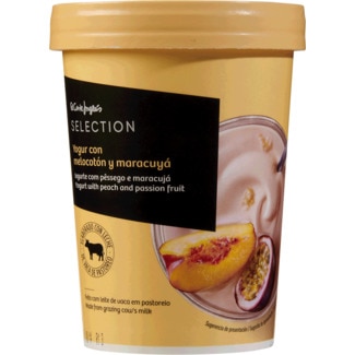 Iogurte com Pêssego e Maracujá embalagem 500 g - El Corte Inglés Selection
