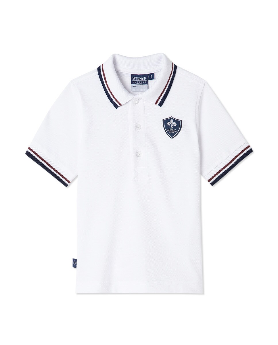 Polo uniforme scolaire à manches courtes