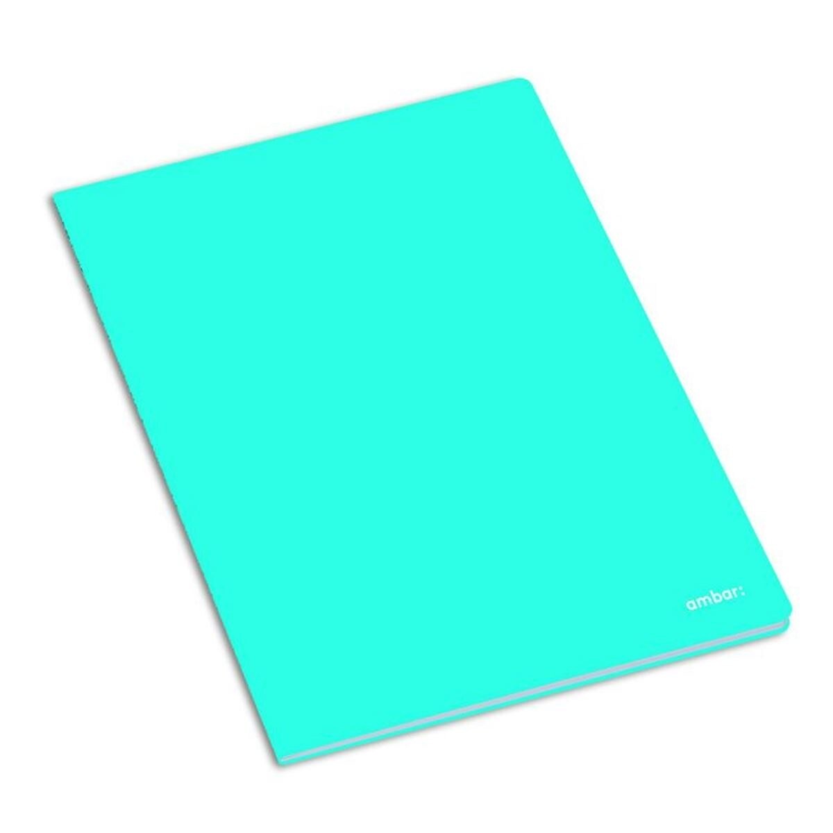 Caderno agrafado A5 pautado 2 linhas 2