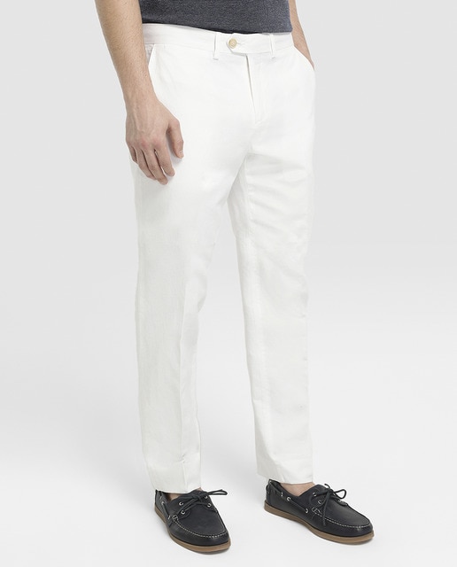 Imagen 0 de Chino de hombre Black Emidio Tucci regular blanco