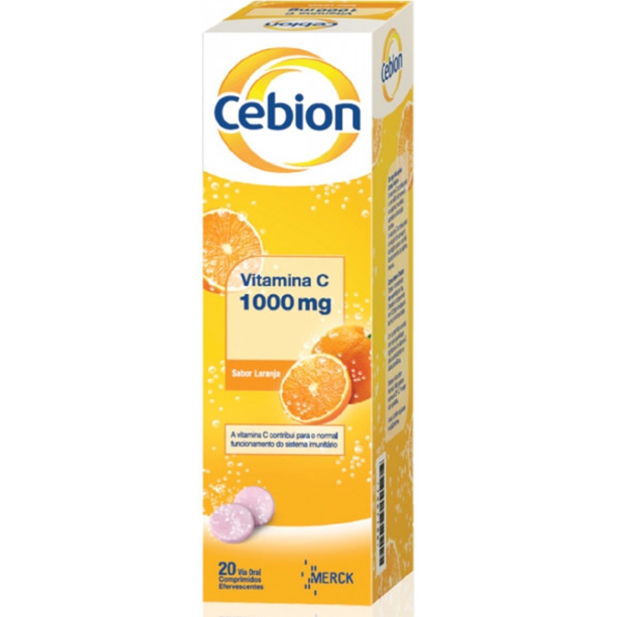 Vitamina C Comprimidos Efervescentes 1000mg 20 saq. Cebion 1