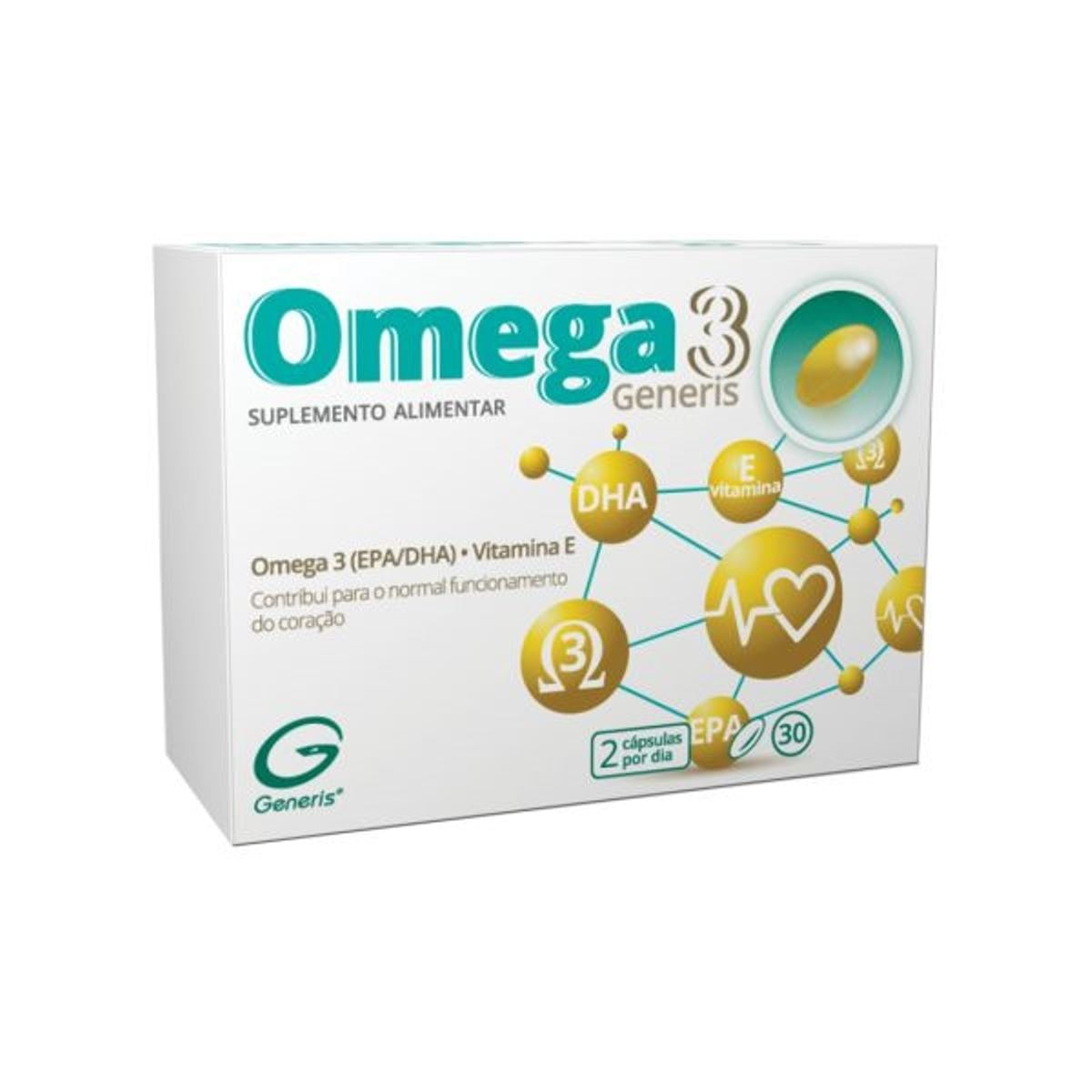 Imagem 0 de Suplemento Alimentar Omega 3 30 Cáp. Generis