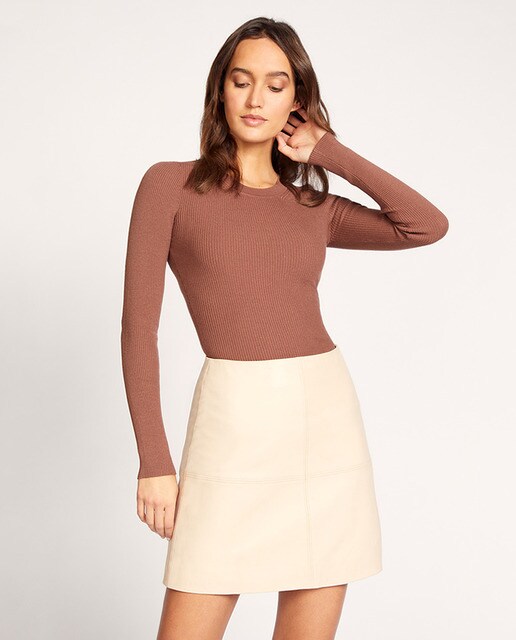 Jersey de mujer de canalé con cuello redondo · Kookai · El Corte Inglés