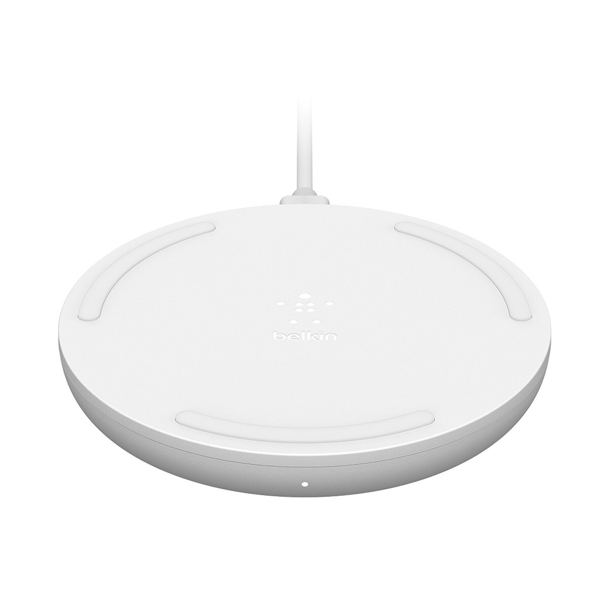 Base de carga inalámbrica Belkin + Cargador de pared QC Blanco Blanco-1