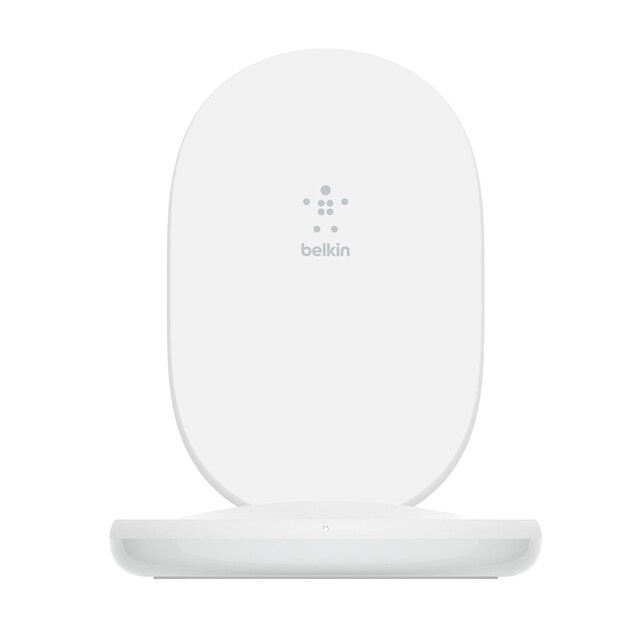 Imagen 0 de Soporte de carga inalámbrica Belkin + Cargador de pared QC Blanco