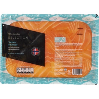 Salmão Fumado em Fatias embalagem 250 g - El Corte Inglés Selection