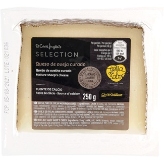 Queijo da Espanha Curado de Leite Cru de Ovelha embalagem 250 g - El Corte Inglés Selection
