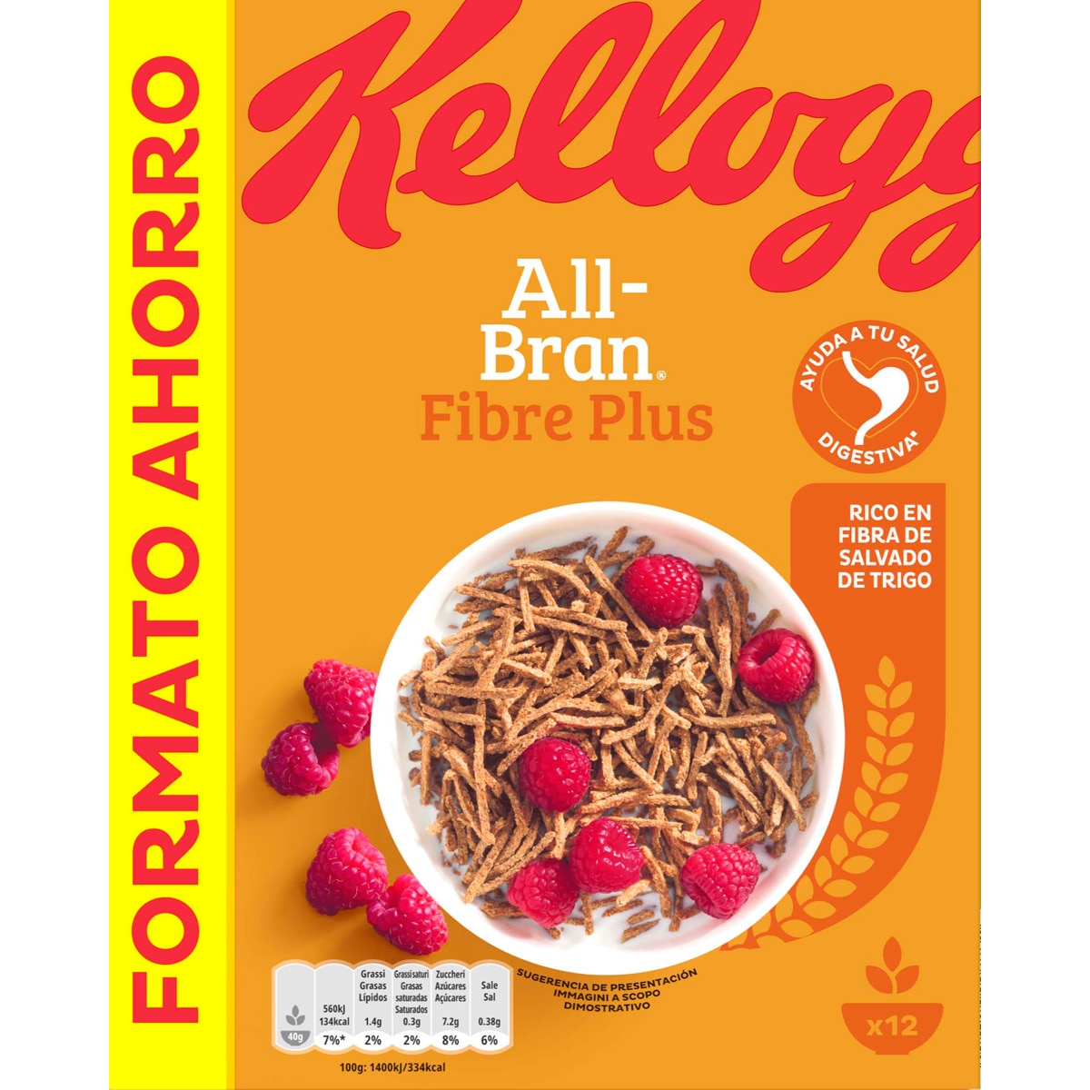 Cereais com Fibras Plus embalagem 500 g