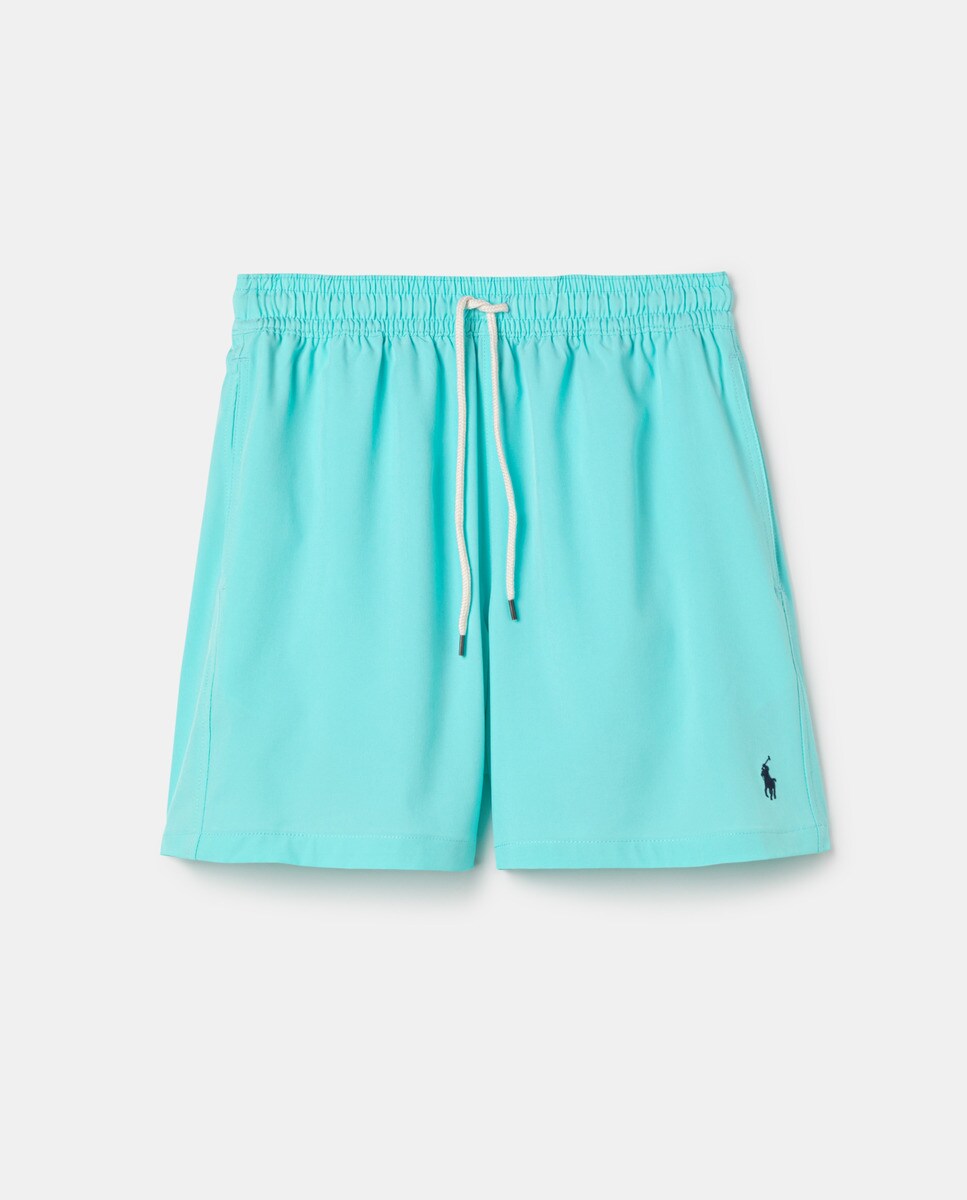 Bañador bermuda de hombre liso azul · Polo Ralph Lauren · El Corte Inglés