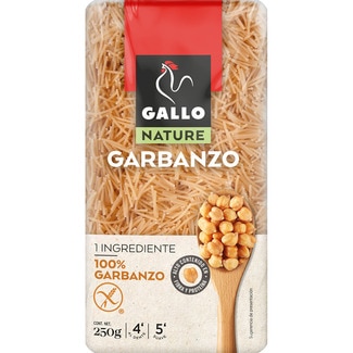 Nature fideo garbanzo paquete 250 g - Gallo