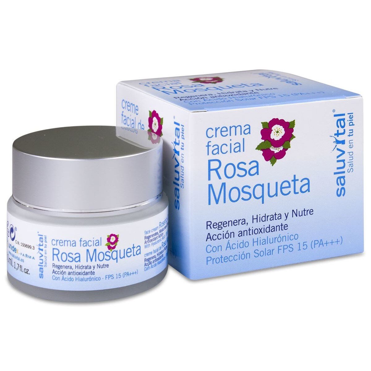 Saluvital Creme Facial Rosa Mosqueta 5ml KTB 1