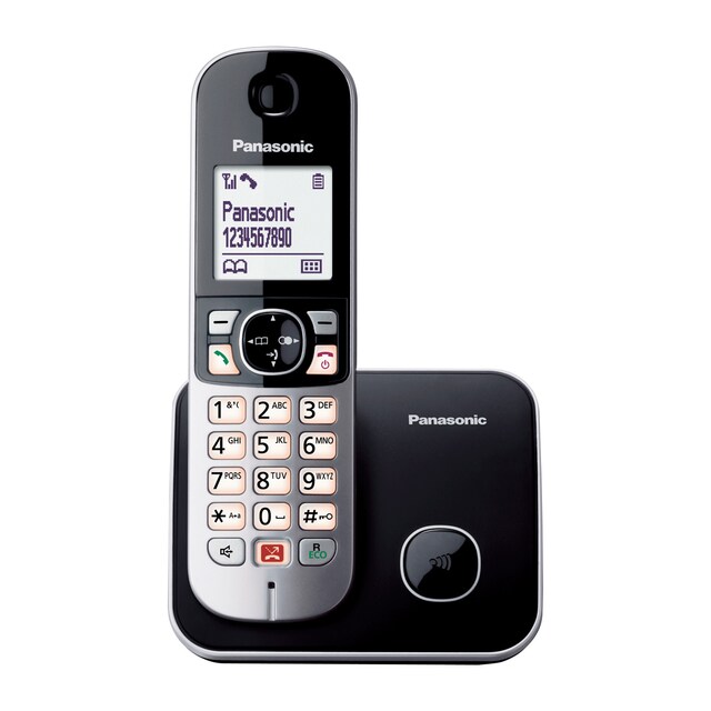 Imagen 0 de Teléfono Inalámbrico Single Panasonic KX-TG6851SPB negro