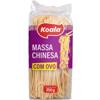 Massa Chinesa com Ovo embalagem 250 g - Koala