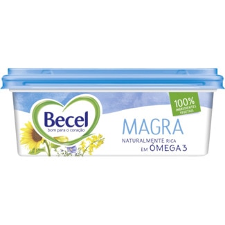 Creme Vegetal para Barrar Extra Magro embalagem 250 g - Becel
