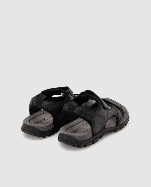 Sandalias de hombre Geox en negro con doble cierre adherente · Geox · El Corte  Inglés