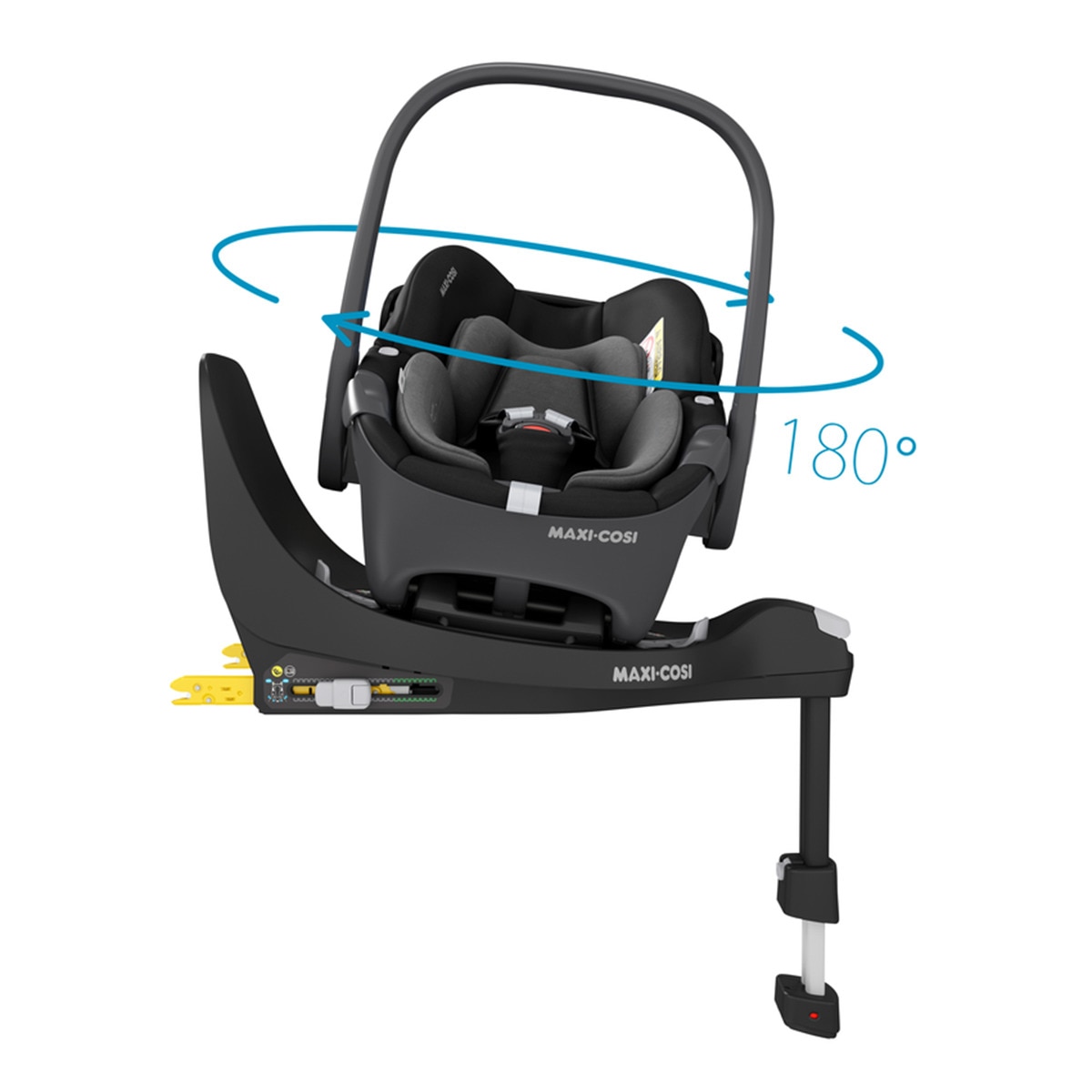 Cadeira Auto Pebble 360º Isofix i-Size - 40x83 cm Preto-8