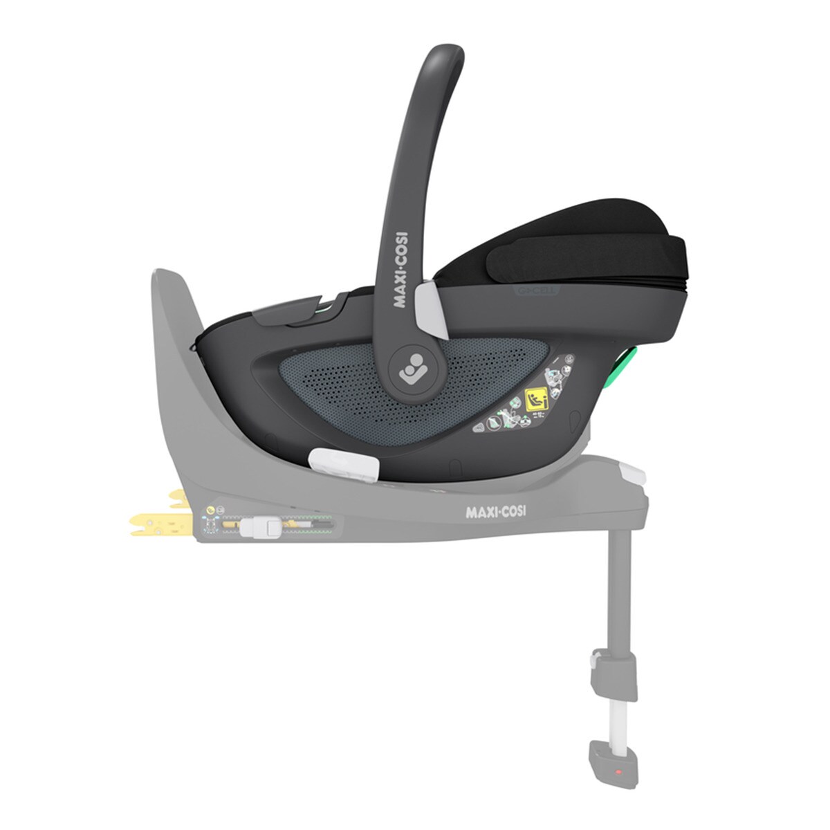 Cadeira Auto Pebble 360º Isofix i-Size - 40x83 cm Preto-7