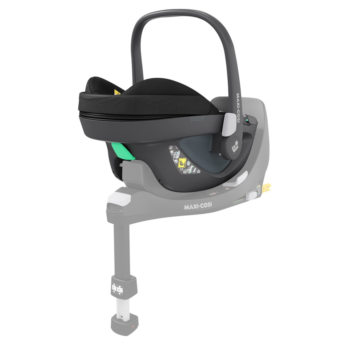 Cadeira Auto Pebble 360º Isofix i-Size - 40x83 cm Preto-4