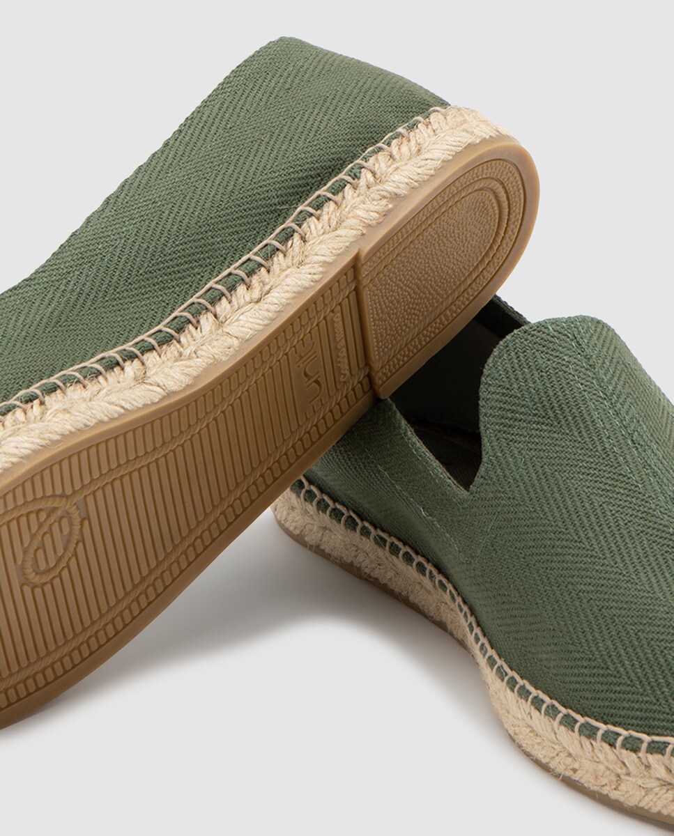 Alpargata lona espiga con piso de yute · Unit · Hipercor