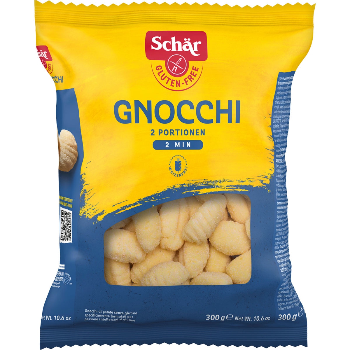 gnocchi sin gluten y sin lactosa envase 300 g