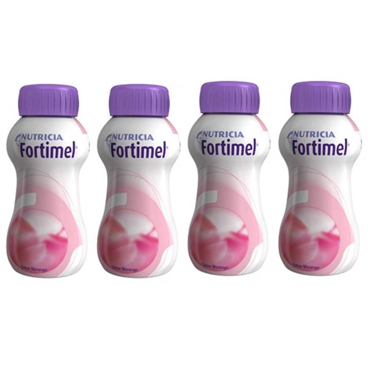 Suplemento Alimentar Nutricional Fortimel Morango - 4x200 ml 1