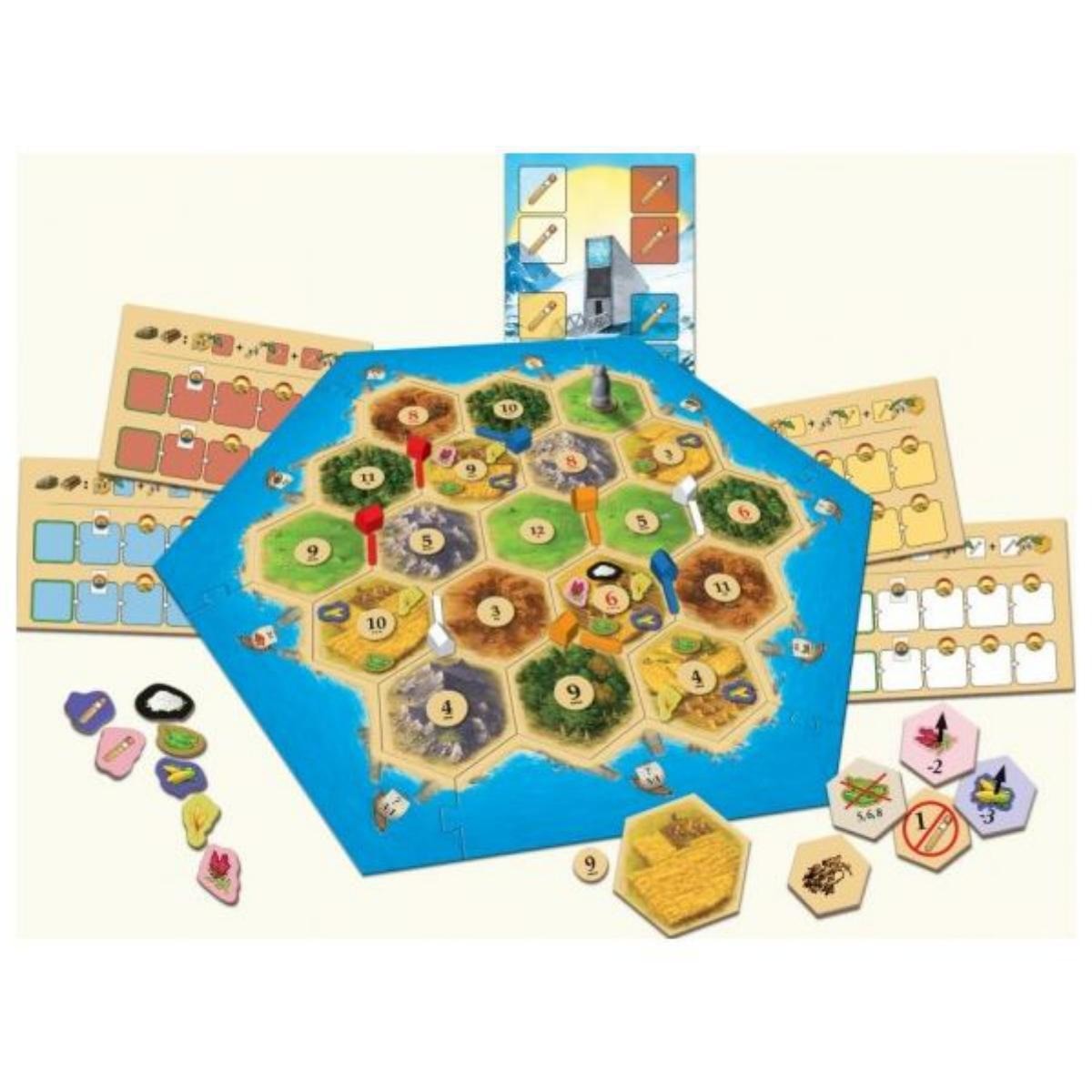 Jogo de Tabuleiro Cidades E Cavaleiros Catan 3
