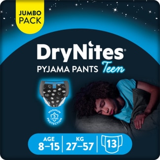 Cuecas Grandes Menino Drynites 8-13 anos 13 unidades - Huggies