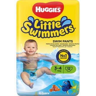 Fraldas Fato de Banho 7 a 12 kg 12 unidades - Huggies