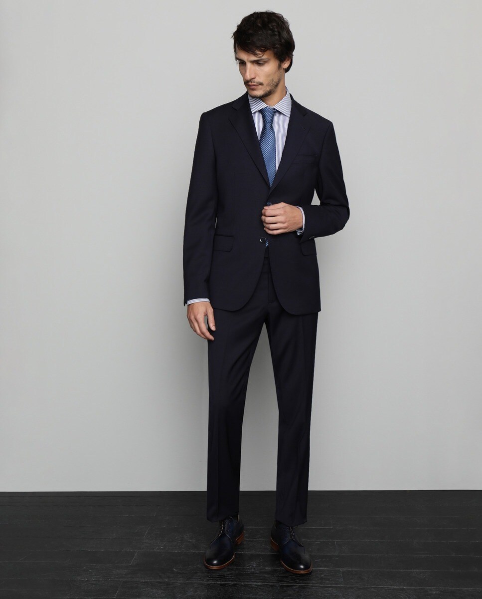 Traje de la colección Black de hombre slim liso azul · Emidio Tucci · El  Corte Inglés